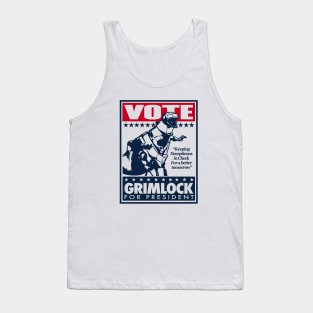 GRIMLOCK FOR PRESIDENT - GEN 1 Dinobots Tank Top